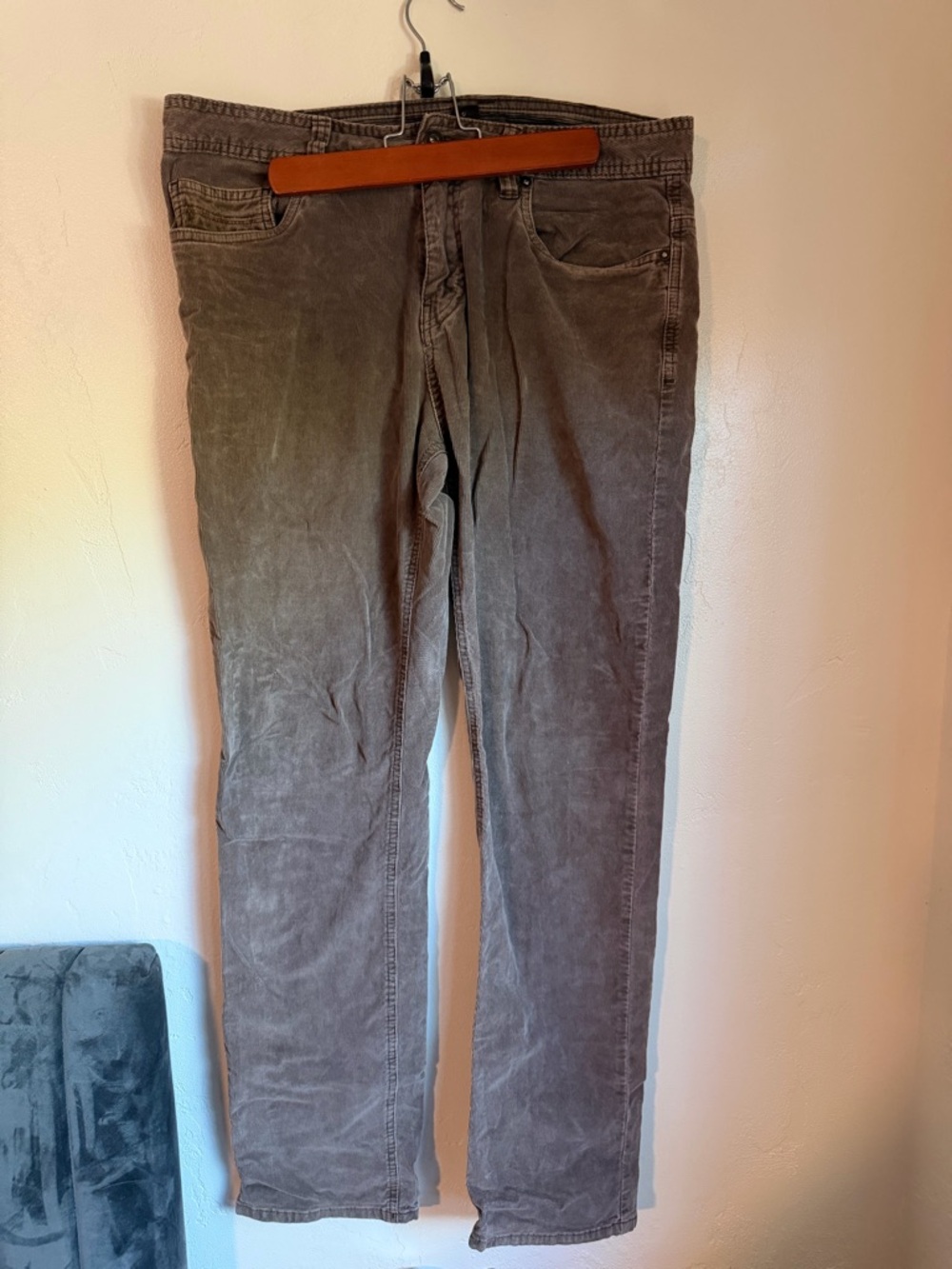Prana Men's Washed Olive Green Pants